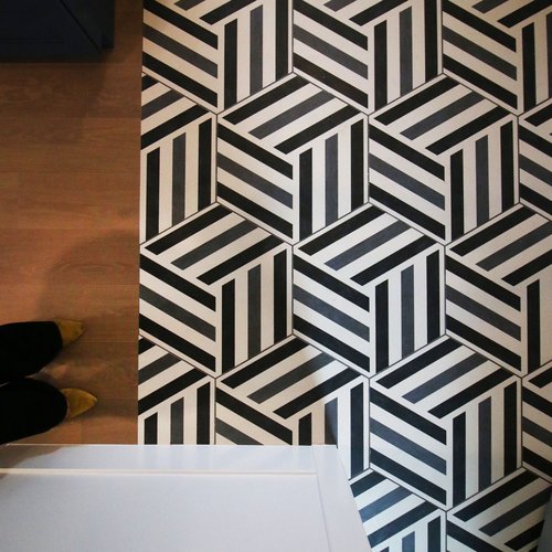 Beautiful in Blues portfolio image - tile flooring