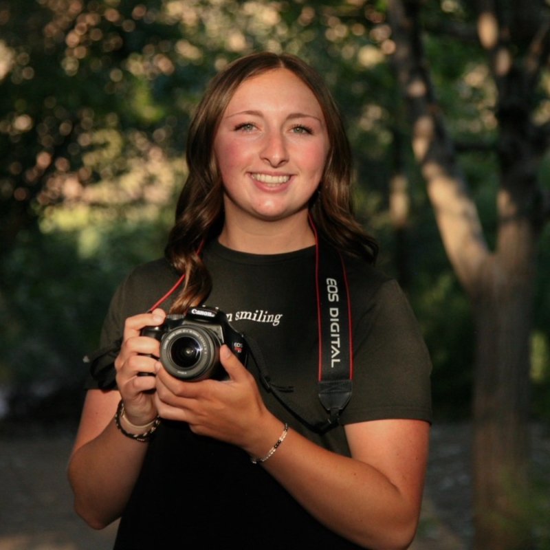 Lexi with a camera