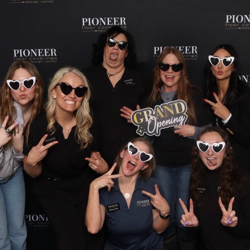 Lexi with the Pioneer team
