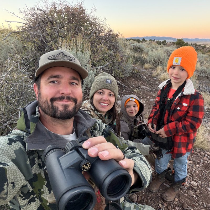 Brant and family outdoors