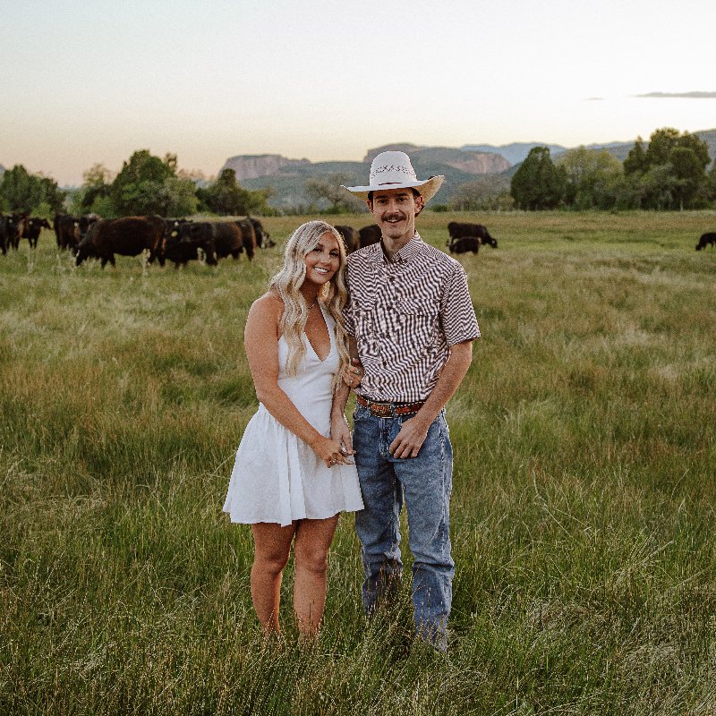 McKrae in a cowboy hat