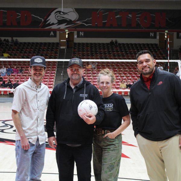 Rachel Despain and team at a game