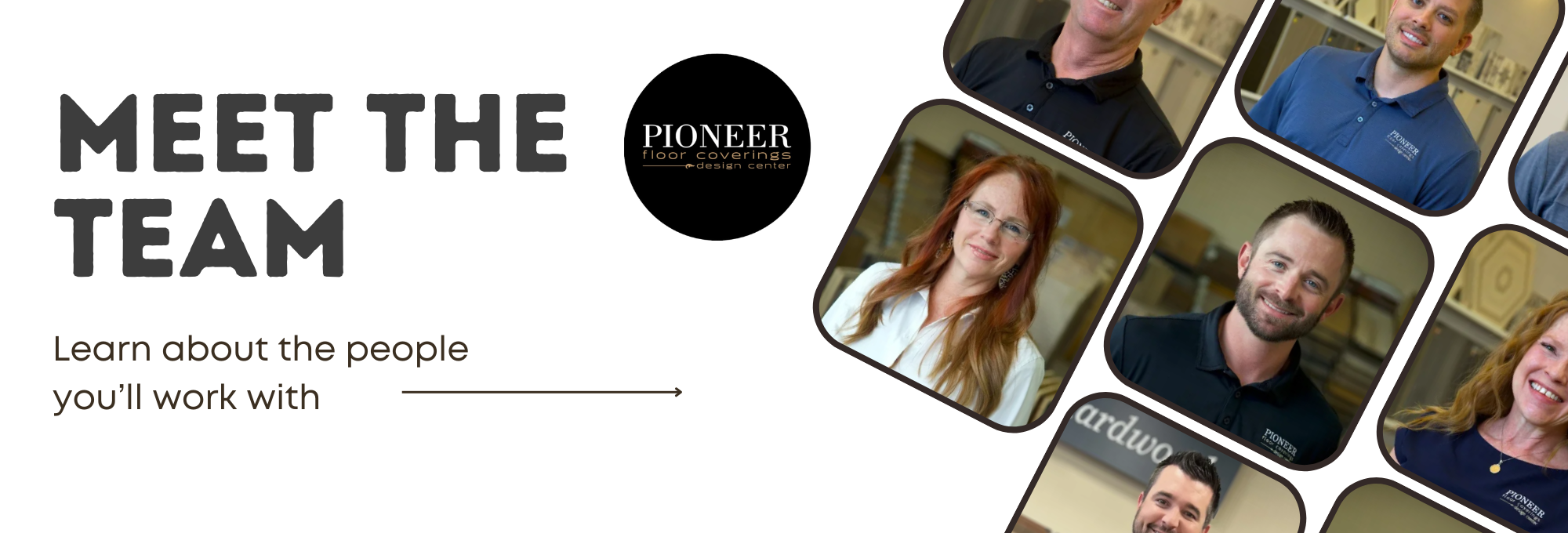 Meet Pioneer Floor Covering & Design's seasoned flooring experts: installers, designers, and project managers