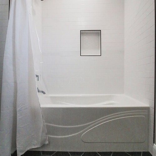 Modern bathroom design at 'South Mountain Look' from Pioneer Floor Coverings & Design