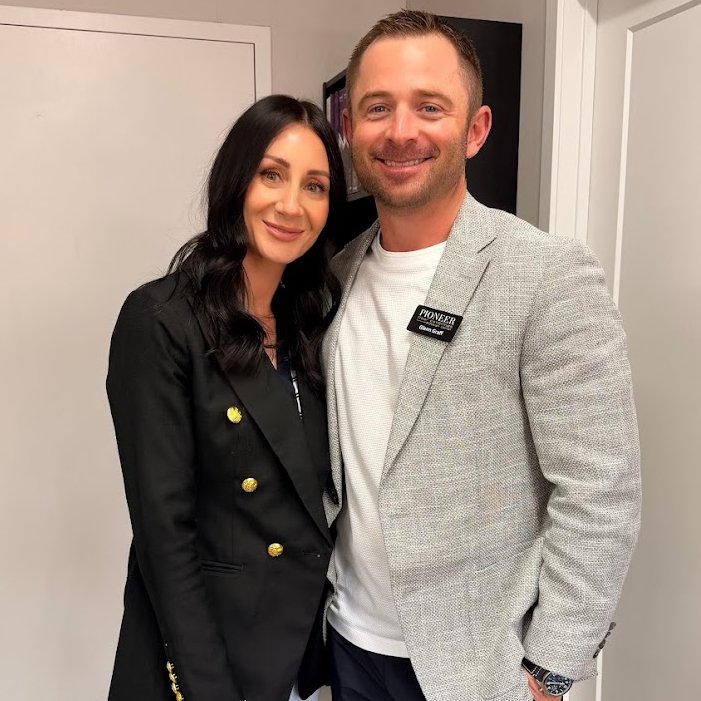 Glenn and Aimee at Pioneer Floor