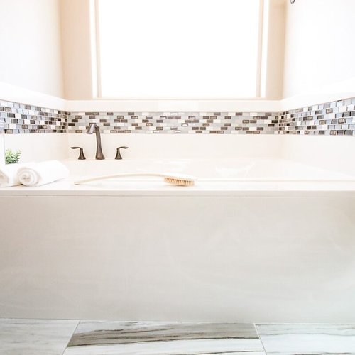 Soaking tub at 'The Falabella' from Pioneer Floor Coverings & Design