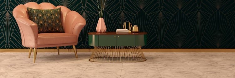 luxury flooring in living room