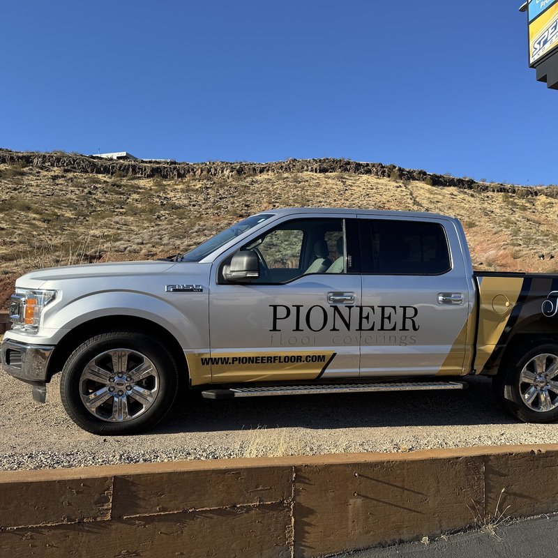 Pioneer Floor Coverings Truck in Hurricane, UT