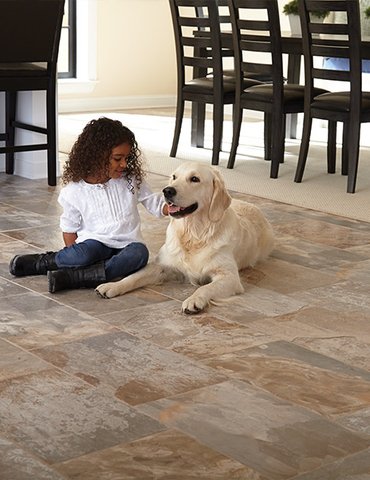 Family friendly tile flooring in Santa Clara, UT from Pioneer Floor Coverings & Design