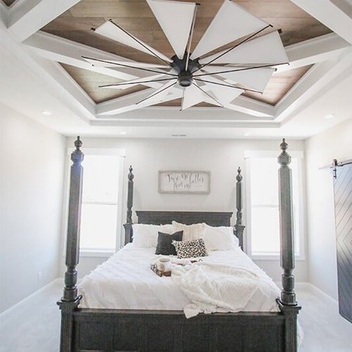 Custom ceiling design at 'South Mountain Look' from Pioneer Floor Coverings & Design