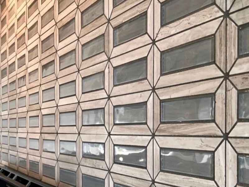 Stylish tile backsplash in a St George UT home